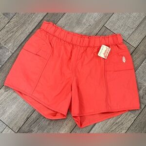 NEW! Free People Movement In The Wild Cargo Shorts Cayenne Hiking Outdoor